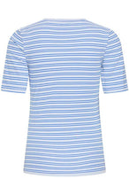 Charger l&#39;image dans la galerie, HAUT T-SHIRT RAYURES ICHI IHMIRA V SS2 20122521 GREY
