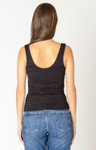 Charger l&#39;image dans la galerie, HAUT CAMISOLE BRETELLE LARGE BASIQUE PLISSÉ SUR LES COTÉS DEX 2624303T
