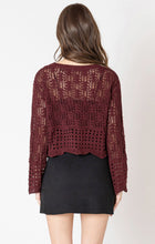 Charger l&#39;image dans la galerie, TRICOT COL ROND MANCHE LONGUE CROCHET DEX 2627012D
