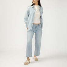 Charger l'image dans la galerie, HAUT BLOUSE CHEMISE DE PLAGE OVERSIZE MANCHE LONGUE SILVER BEACH SHIRT LS4302LCL293
