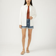 Charger l'image dans la galerie, HAUT BLOUSE CHEMISE DE PLAGE OVERSIZE MANCHE LONGUE SILVER BEACH SHIRT LS4302LCC677
