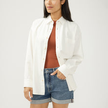 Charger l'image dans la galerie, HAUT BLOUSE CHEMISE DE PLAGE OVERSIZE MANCHE LONGUE SILVER BEACH SHIRT LS4302LCC677
