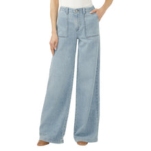Charger l'image dans la galerie, JEAN JAMBE LARGE LIGHT WEIGTH KNIT PANT SILVER JEANS L63902LWK201
