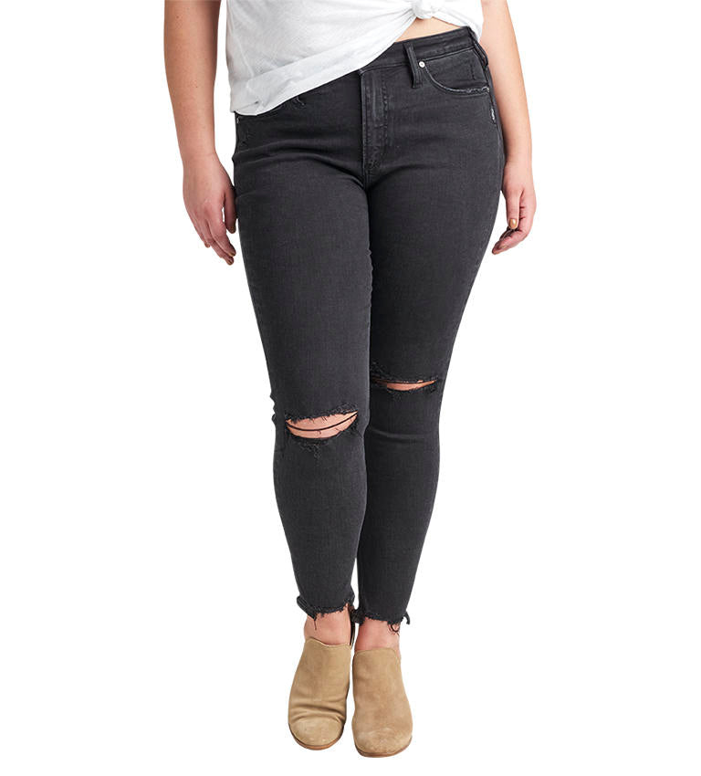 MOST WANTED SKINNY SILVER JEAN W63022EBK513